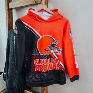 3/$20 Boys Cleveland Browns “Dawg Pound” Team Hoodie (Size XL)